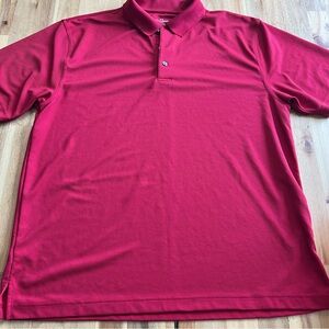 Grand Slam Golf Polo Shirt Men’s XL Red Performance Short Sleeve